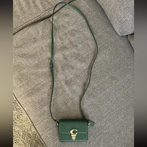 Forest Green Coach Mini Crossbody